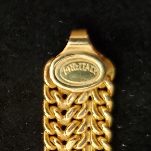 **SOLD**14k Solid Yellow Gold Mesh Bracelet made in Italy 7", 10mm, ≈9.54 grams - Picture 4 of 9